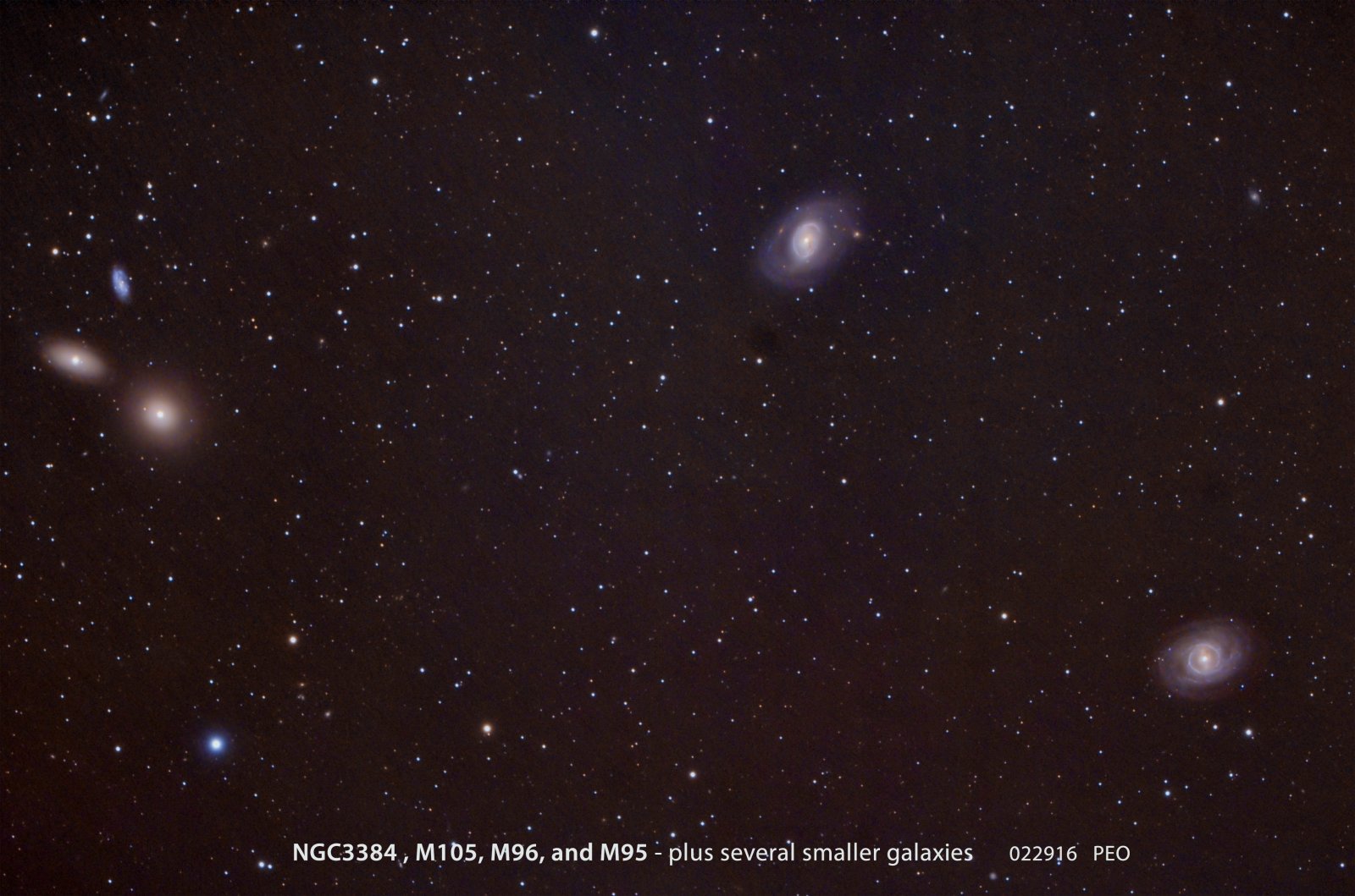 M95-96, 105, NGC3384